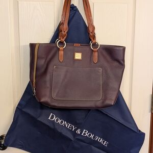 Dooney & Bourke Brown Leather Tote